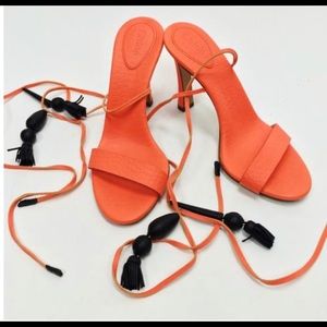 NIB Chloe Tassel Heels Size 37